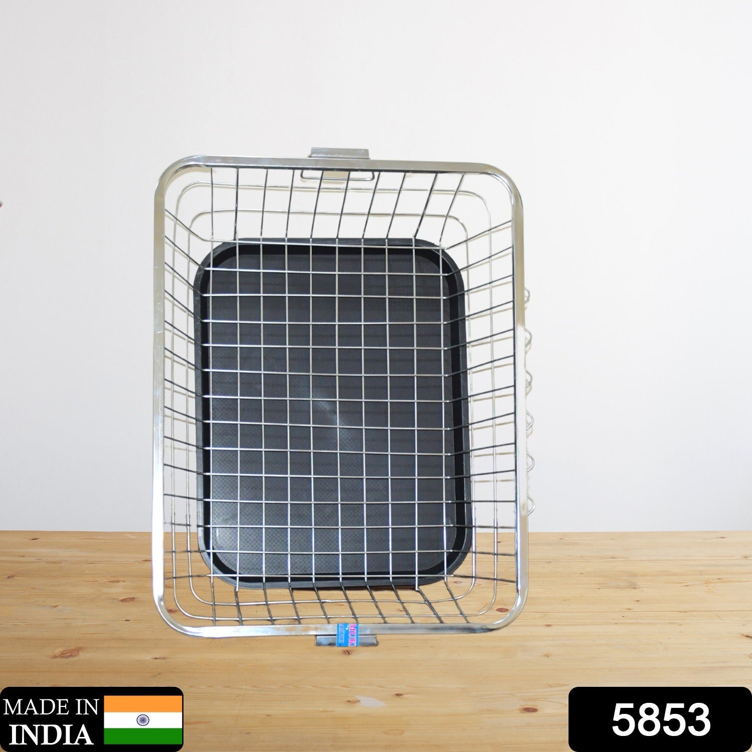5853 Dish Drainer Rack With Drip Tray Stainless Steel Dish Drainer Rack with Drip Tray, Utensil Drying Stand for Kitchen Plate Rack Bartan Basket for Kitchen Utensils/Dish Drying Rack with Drainer/Bartan Basket/Plate Stand ( 57 x 45 x 19 cm) 5853 Dish Drainer Rack With Drip Tray Stainless Steel Dish Drainer Rack with Drip Tray, Utensil Drying Stand for Kitchen Plate Rack Bartan Basket for Kitchen Utensils/Dish Drying Rack with Drainer/Bartan Basket/Plate Stand ( 57 x 45 x 19 cm)